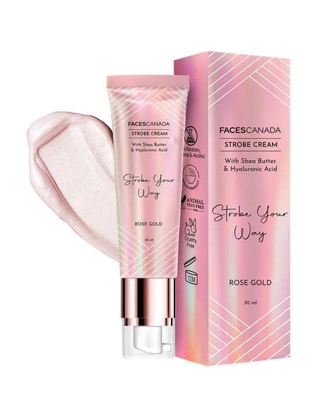 Strobe Cream Primer + Highlighter + Moisturizer Radiant Skin - Rose Gold (30 g) 1