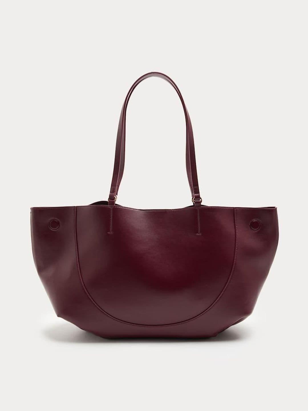 Marks & Spencer Faux Leather Stitch Detail Tote Bag
