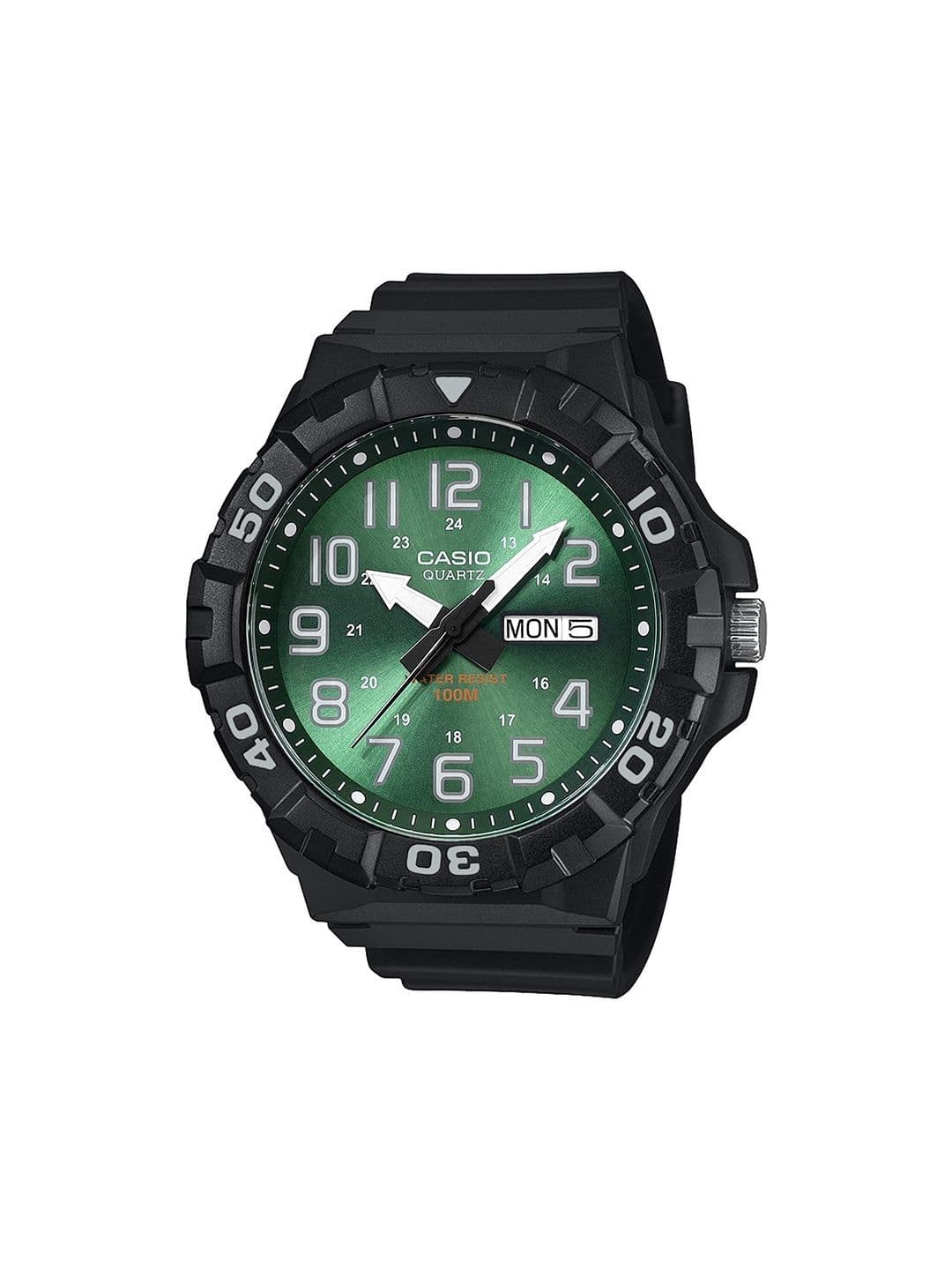 CASIO Unisex Dial & Straps Analogue Date Aperture Watch A2490 1