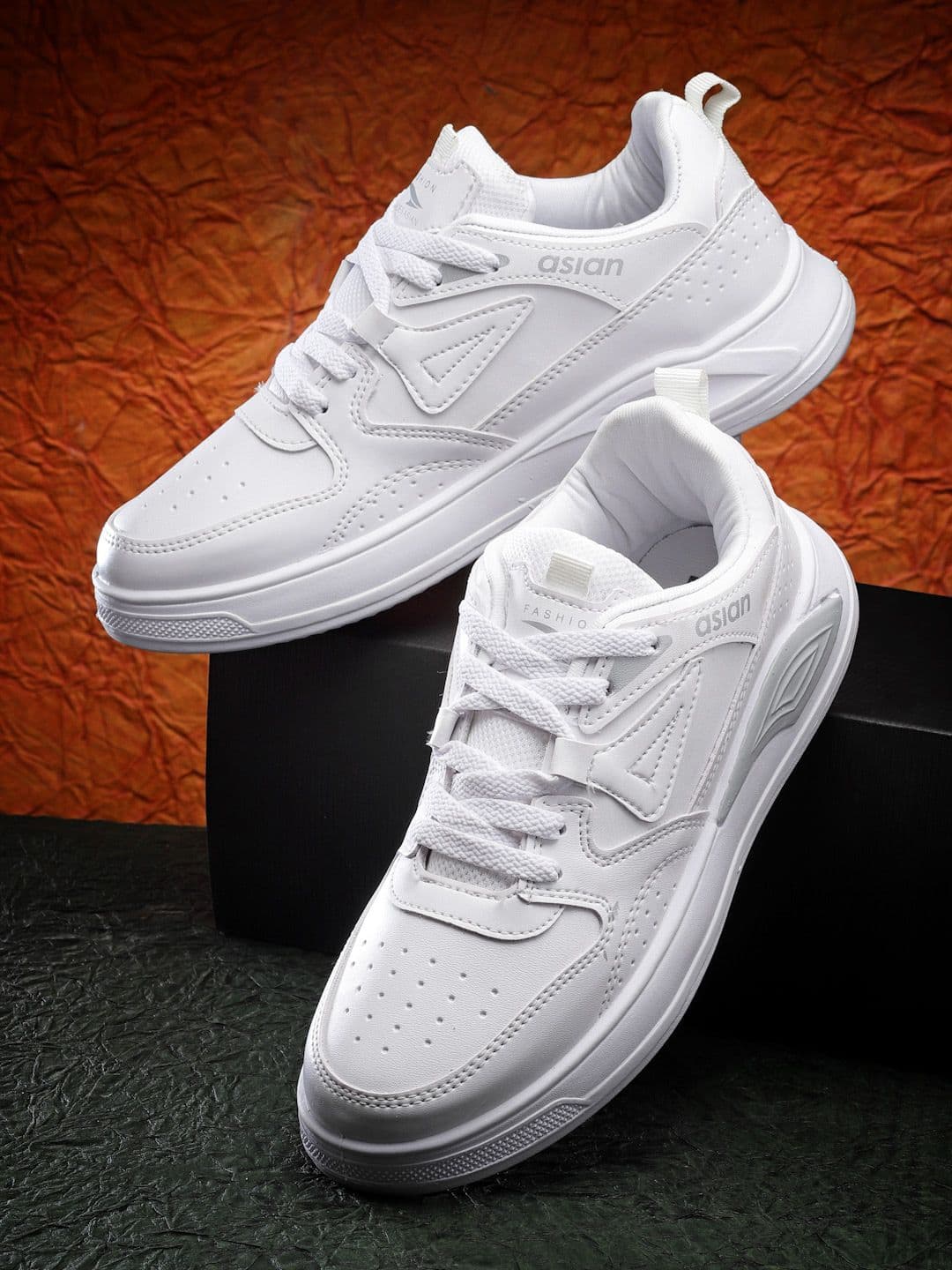 ASIAN Men Round Toe Memory Foam Sneakers 1